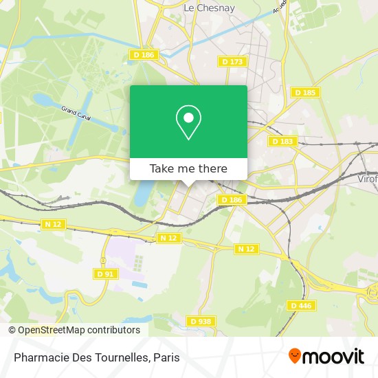 Mapa Pharmacie Des Tournelles