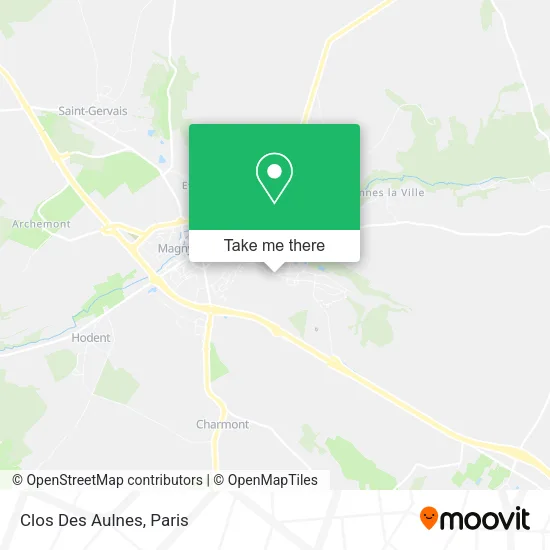 Clos Des Aulnes map