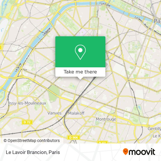 Le Lavoir Brancion map