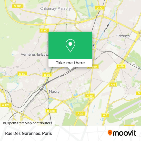 Rue Des Garennes map