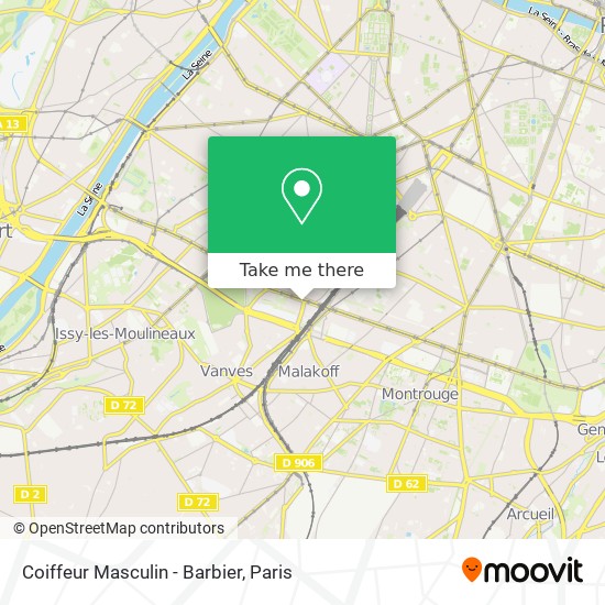 Coiffeur Masculin - Barbier map