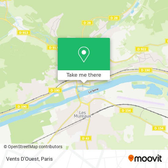 Mapa Vents D'Ouest