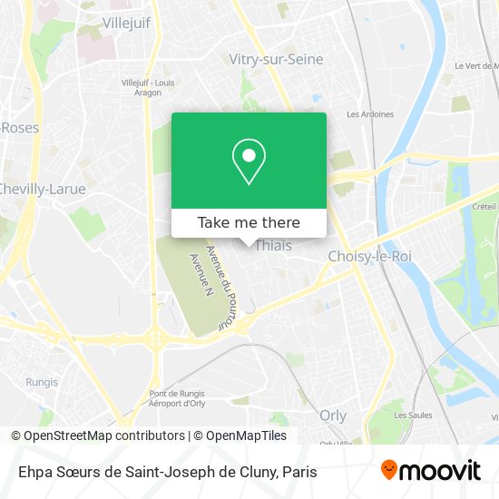 Ehpa Sœurs de Saint-Joseph de Cluny map