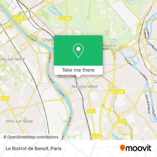 Le Bistrot de Benoît map