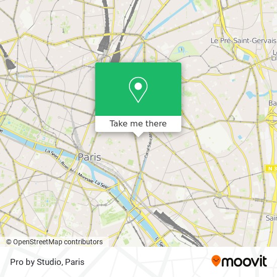 Pro by Studio map