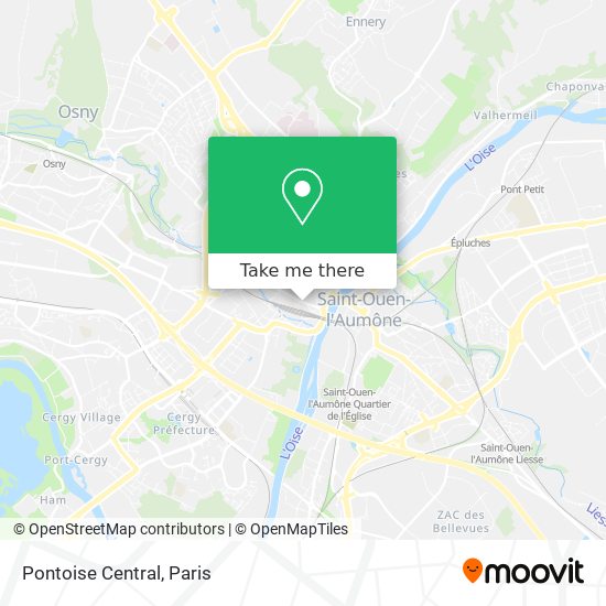 Mapa Pontoise Central