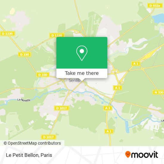 Mapa Le Petit Bellon