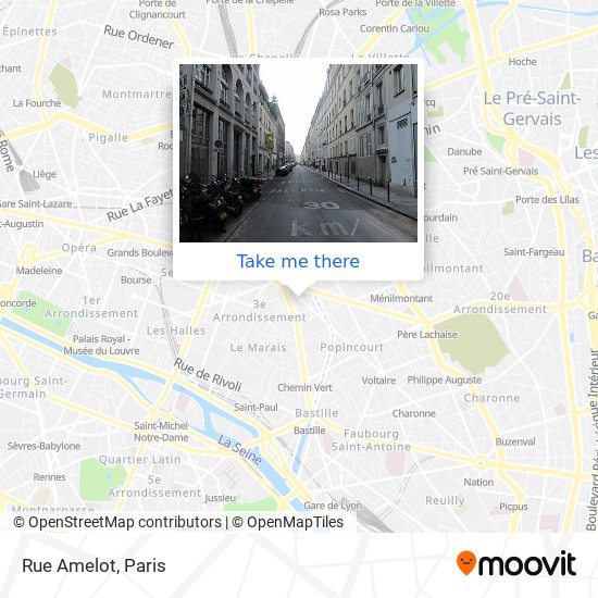 Rue Amelot map
