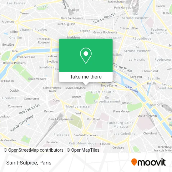 Saint-Sulpice map