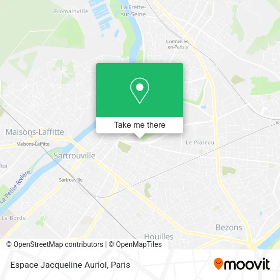 Espace Jacqueline Auriol map