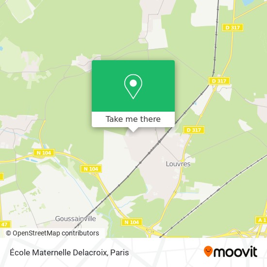 Mapa École Maternelle Delacroix