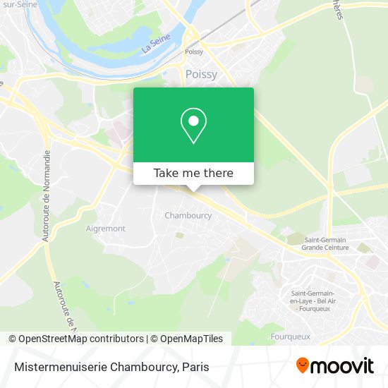 Mapa Mistermenuiserie Chambourcy