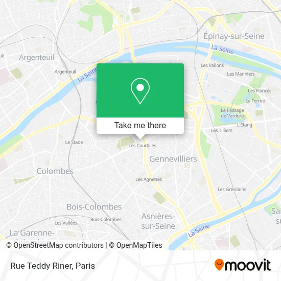 Mapa Rue Teddy Riner