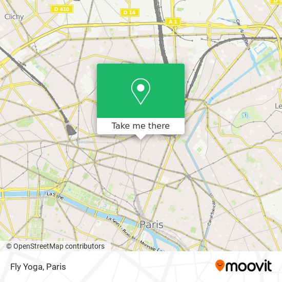 Fly Yoga map