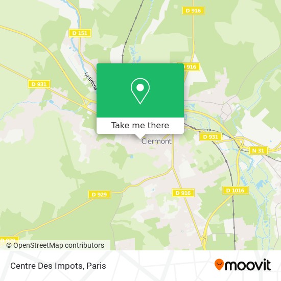 Mapa Centre Des Impots