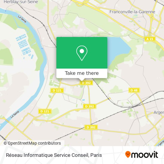 Réseau Informatique Service Conseil map