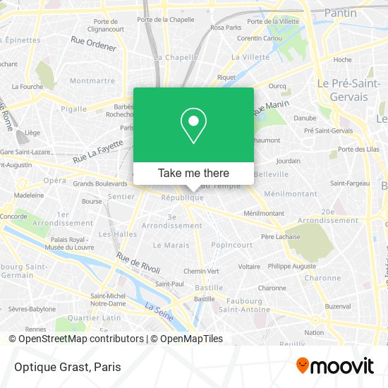 Optique Grast map