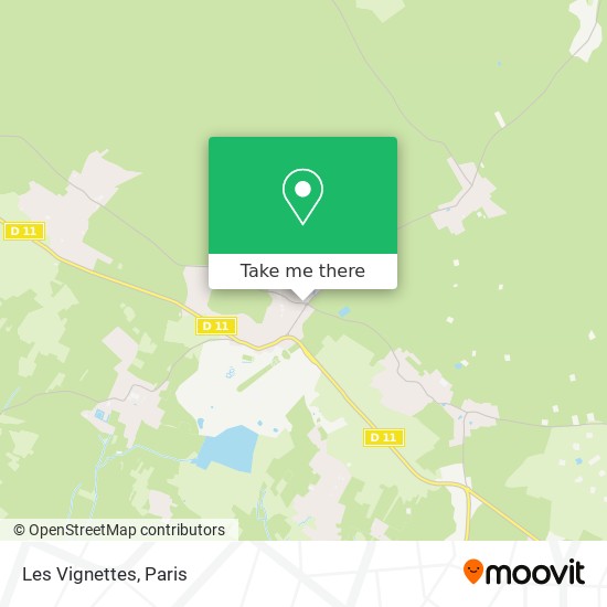 Mapa Les Vignettes