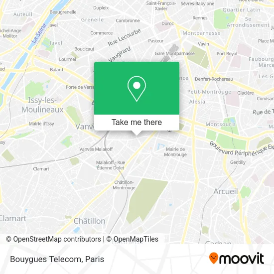 Bouygues Telecom map