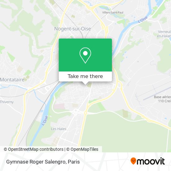 Gymnase Roger Salengro map