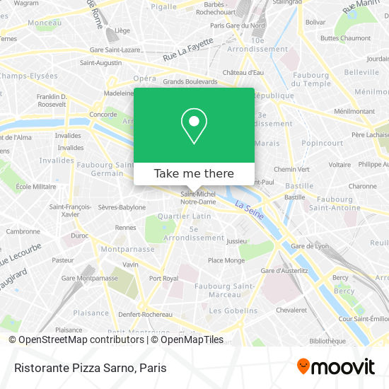 Ristorante Pizza Sarno map