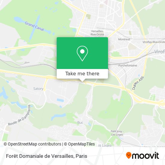 Forêt Domaniale de Versailles map