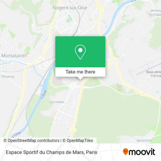 Espace Sportif du Champs de Mars map