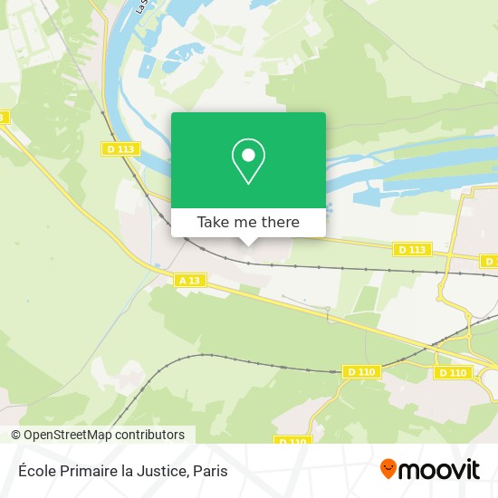 École Primaire la Justice map