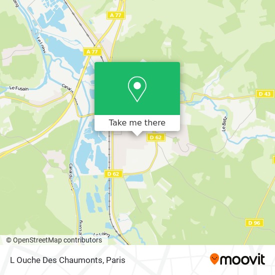 L Ouche Des Chaumonts map