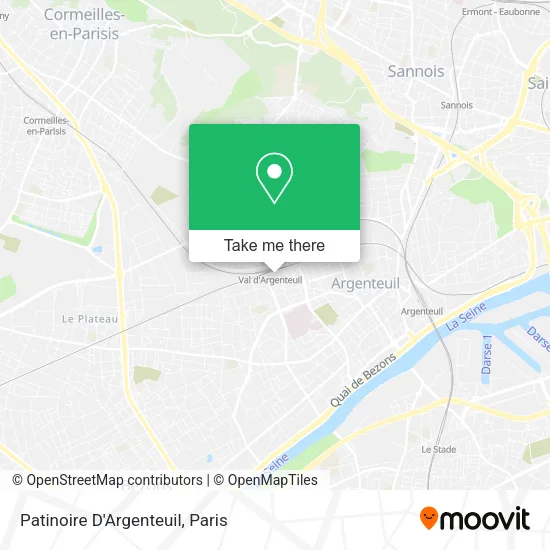 Patinoire D'Argenteuil map