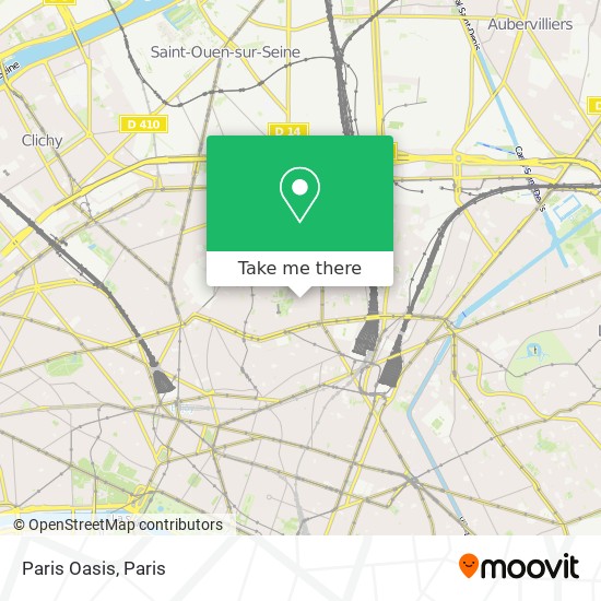 Mapa Paris Oasis