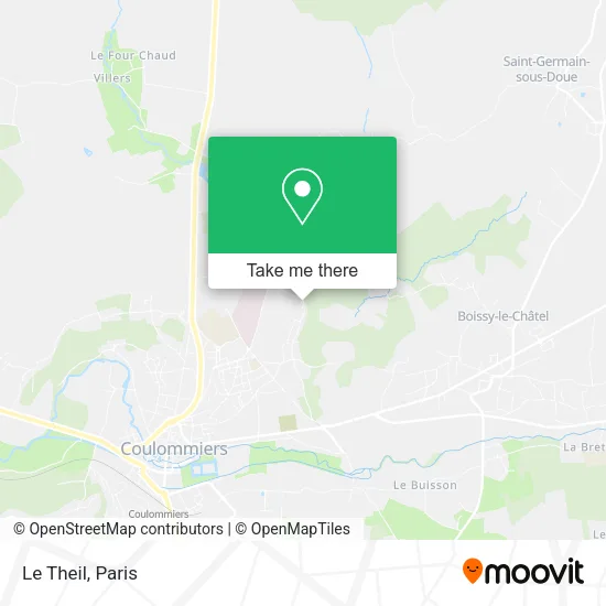 Le Theil map