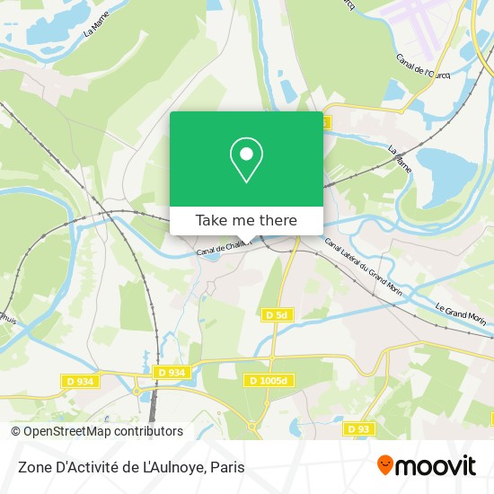 Zone D'Activité de L'Aulnoye map