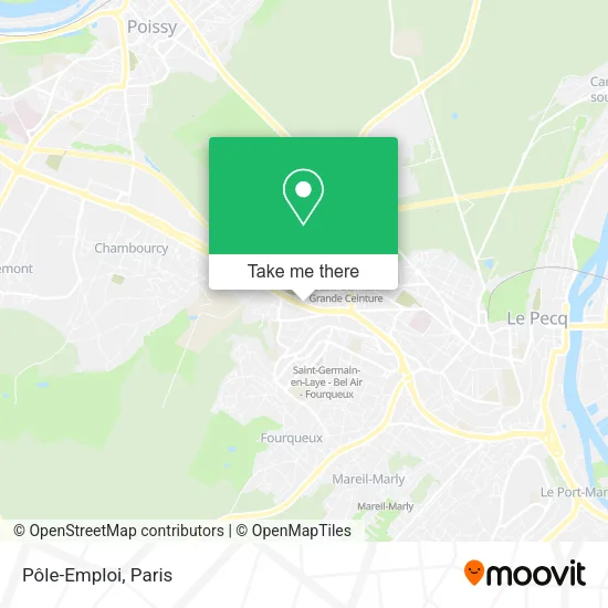 Pôle-Emploi map
