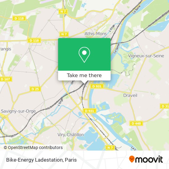 Bike-Energy Ladestation map