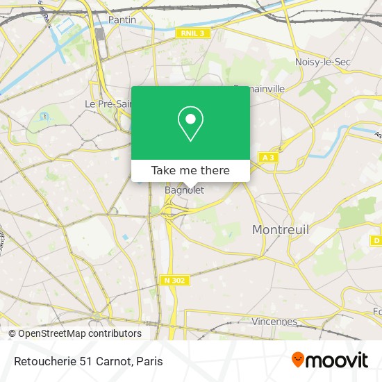 Retoucherie 51 Carnot map