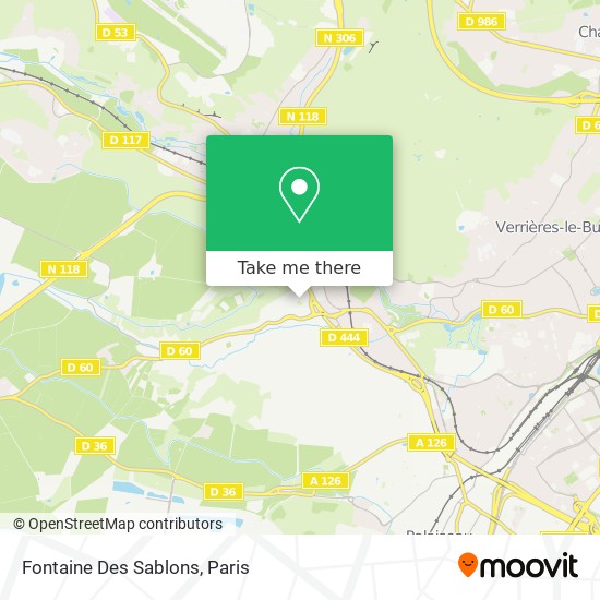 Fontaine Des Sablons map