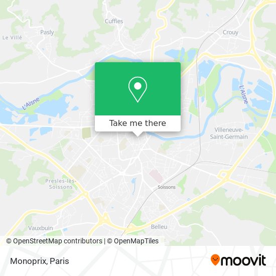 Monoprix map