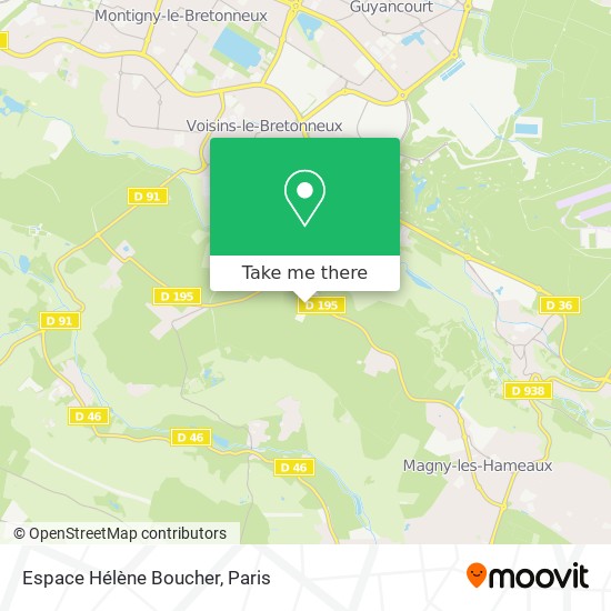 Espace Hélène Boucher map