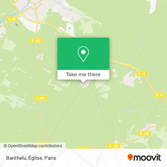 Mapa Banthelu, Église