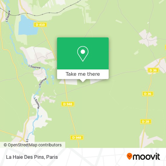 La Haie Des Pins map