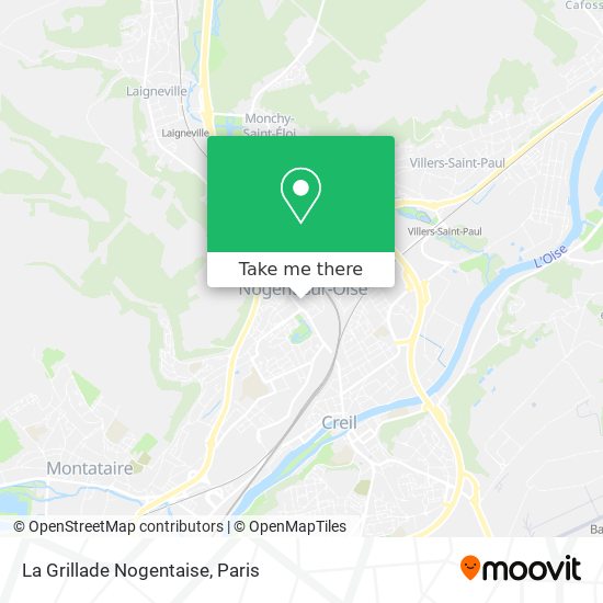 La Grillade Nogentaise map