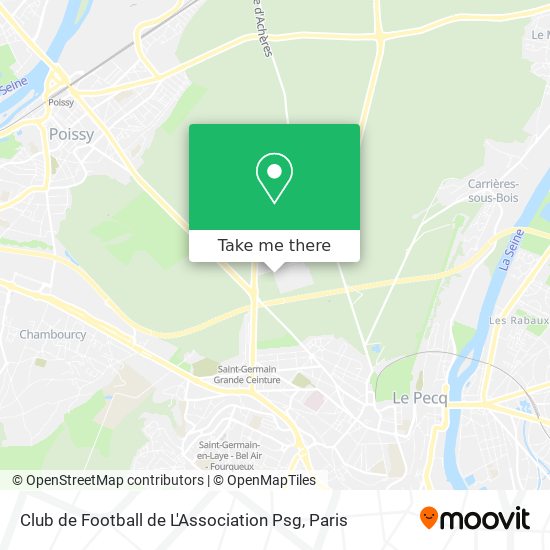 Club de Football de L'Association Psg map