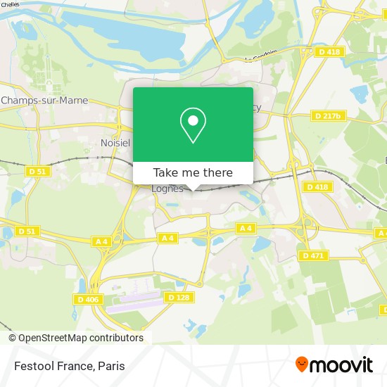 Festool France map