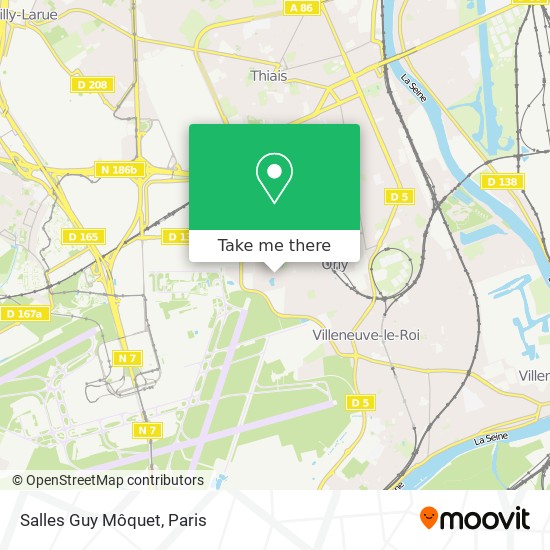 Mapa Salles Guy Môquet