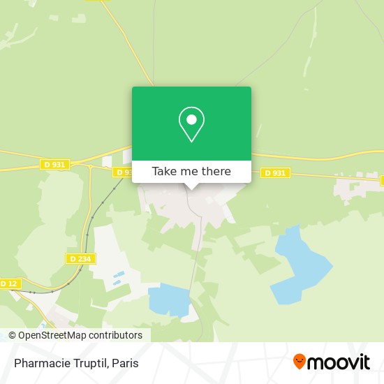 Pharmacie Truptil map