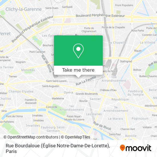 Rue Bourdaloue (Église Notre-Dame-De-Lorette) map