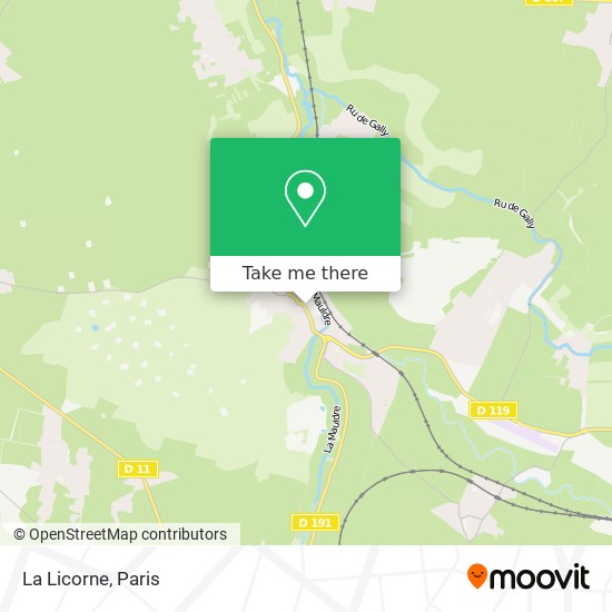 Mapa La Licorne