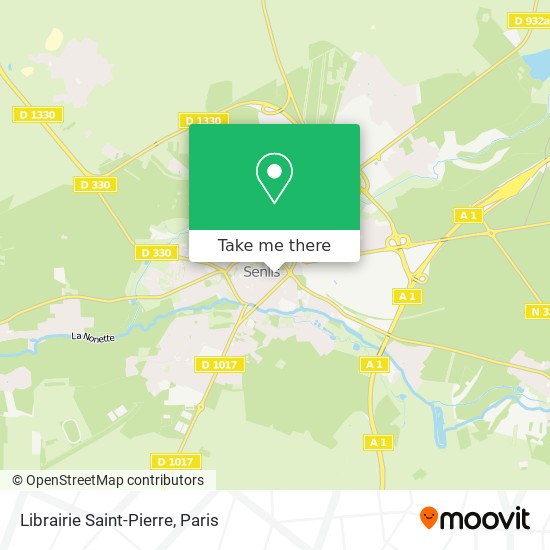 Mapa Librairie Saint-Pierre