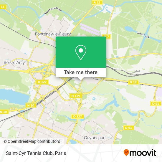 Saint-Cyr Tennis Club map